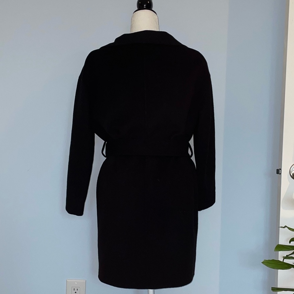 BR Black Wool Coat - Picture 4 of 9